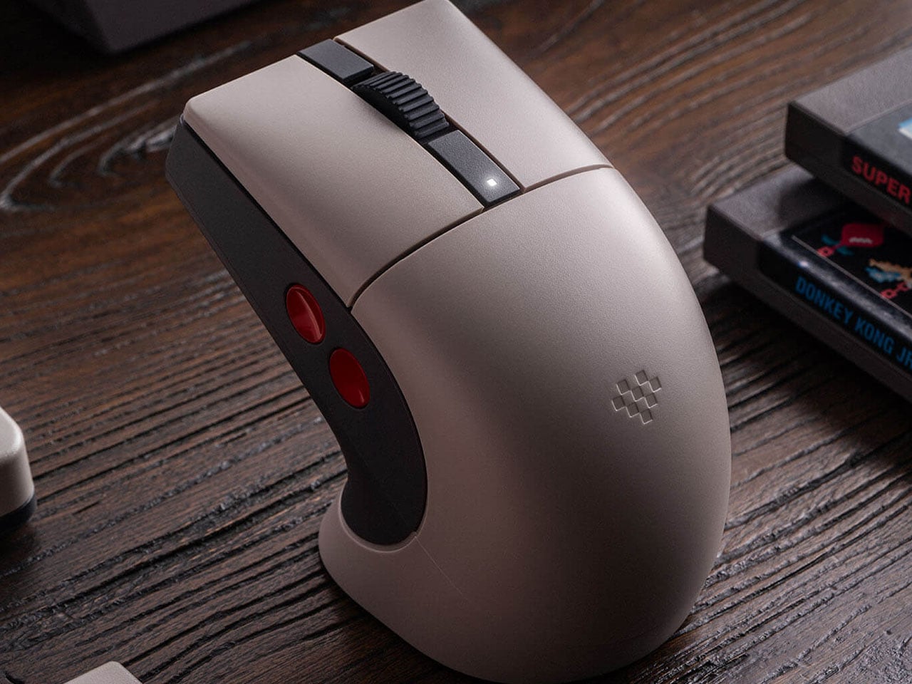 8BitDo Retro R8 C64 Edition mouse fuses Commodore 64 nostalgia with modern gaming performance